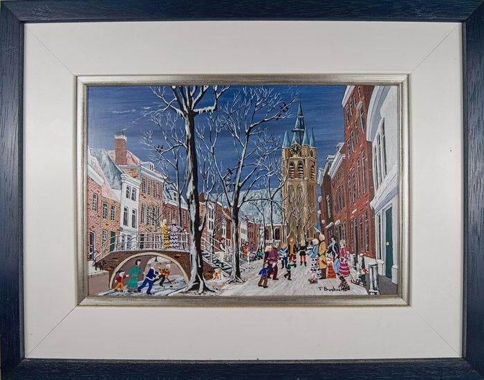 Fred Breebaart (1945–2015) - Oude Delft: Magnificent Tribute, Antiek en Kunst, Kunst | Schilderijen | Modern
