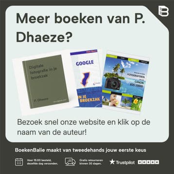 Digitale fotografie in je broekzak / In je broekzak, Boeken, Verzenden, Gelezen, P. Dhaeze