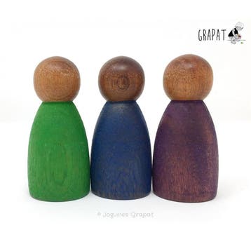Grapat houten Nins donker koudgekle van €9,99 voor €9,90, Ophalen of Verzenden, Nieuw