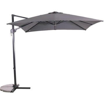 Libra zweefparasol grijs 2.5x2.5 m, Ophalen of Verzenden, Nieuw, Grijs