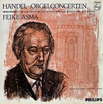 Feike Asma, Georg Friedrich Händel - Orgelconcerten (LP), Ophalen of Verzenden, Gebruikt