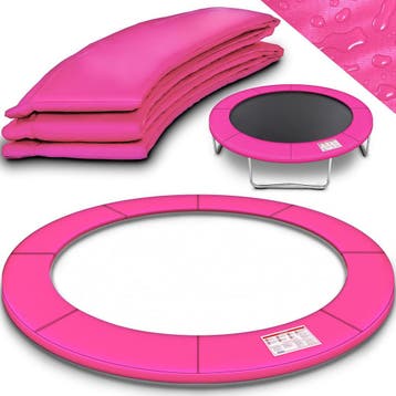Trampoline rand - Beschermrand - 366 cm - Roze - Kiduku, Verzenden, Zo goed als nieuw