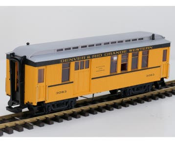LGB 3083 Baggage & Express car Denver & Rio Grande Western, Gebruikt, Overige typen, Ophalen of Verzenden, LGB