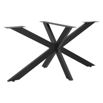 Matrix-poot tafelpoot 150x78x71 cm zwart mat, Verzenden, Nieuw