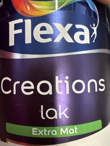 Flexa creations lak extra mat - groen / donker groen - 1..., Nieuw, Ophalen of Verzenden, Lak, Minder dan 5 liter