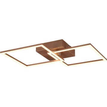 LED Plafondlamp - Plafondverlichting - Trion Square - 20W -, Ophalen of Verzenden, Nieuw, Metaal, Overige fittingen