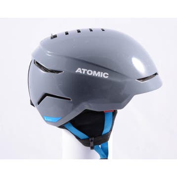 59 60 61 62 63 skihelm/snowboardhelm ATOMIC SAVOR R, Grey/bl, Verzenden, Gebruikt, Atomic