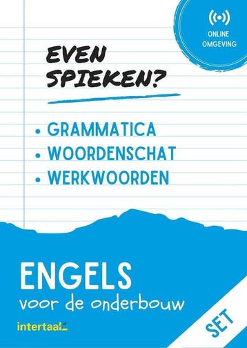 Even Spieken - Engels voor de onderbouw (set) - Intertaal, Verzenden, Zo goed als nieuw, Intertaal