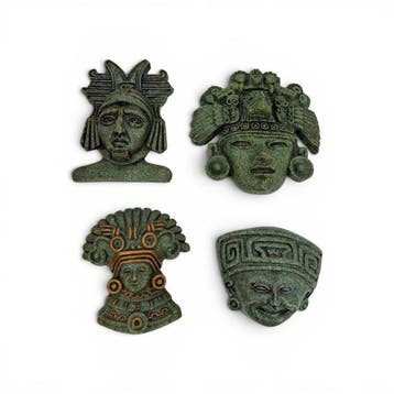 Decoratief ornament (4) - Spanje - Azteekse krijgers