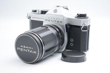 Asahi, Pentax Spotmatic F + Super-Takumar 3.5/135mm Single, Nieuw