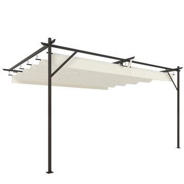 Terrasoverkapping Pergola Ca. 4x3m Terrasoverkapping Met Ver, Verzenden