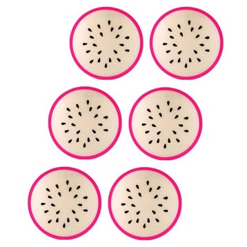 Fako Bijoux - Fruitige Siliconen Onderzetters -  Fruit, Verzenden, Nieuw