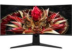 TCL 34R83Q - Gaming Monitor - WQHD 3440x1440 170Hz - Zwart, Computers en Software, Monitoren, Verzenden, Zo goed als nieuw, TCL