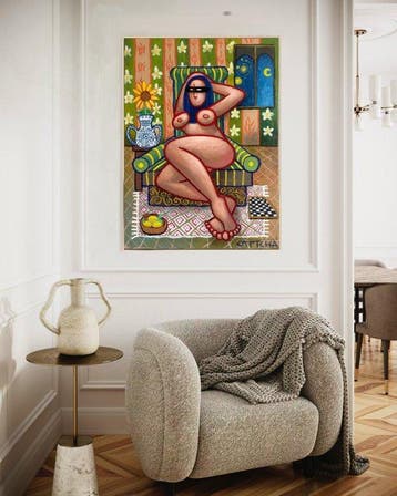 CAPTCHA - Odalisque au fauteuil