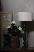 Cilinder lampenkap ruw linnen leem 40 cm, Huis en Inrichting, Lampen | Lampenkappen, Ophalen of Verzenden, Nieuw