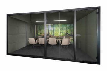 Akoestische vergadercabine 320x240cm vanaf € 226,00/mnd, Nieuw in verpakking
