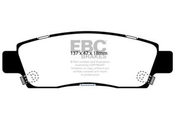 EBC 07+ Buick Enclave 3.6 Greenstuff Rear Brake Pads, Auto-onderdelen, Ophalen of Verzenden, Nieuw