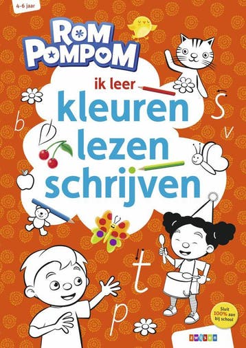Rompompom - ik leer kleuren, lezen, schrijven (Nieuw), Verzenden, Nieuw