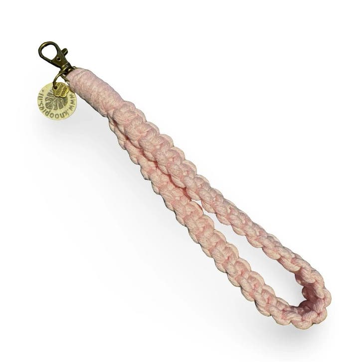Macramé Pols Keycord - Squared - Katoen - Macramé -, Verzamelen, Sleutelhangers, Nieuw, Overige typen, Ophalen of Verzenden