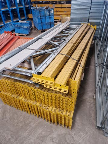 Metalsistem palletstelling verzinkt, gebruikt - Staander, Ophalen of Verzenden