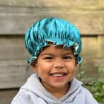 Groene Satijnen Slaapmuts ( Voor Kinderen van 3-7 jaar ) / K, Ophalen of Verzenden, Nieuw