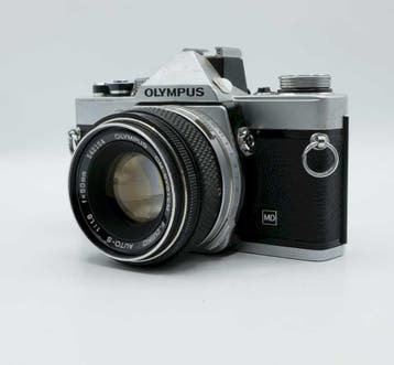 Olympus OM-1 + 50mm 1.8 Vintage, Audio, Tv en Foto, Fotografie | Lenzen en Objectieven, Ophalen of Verzenden, Gebruikt