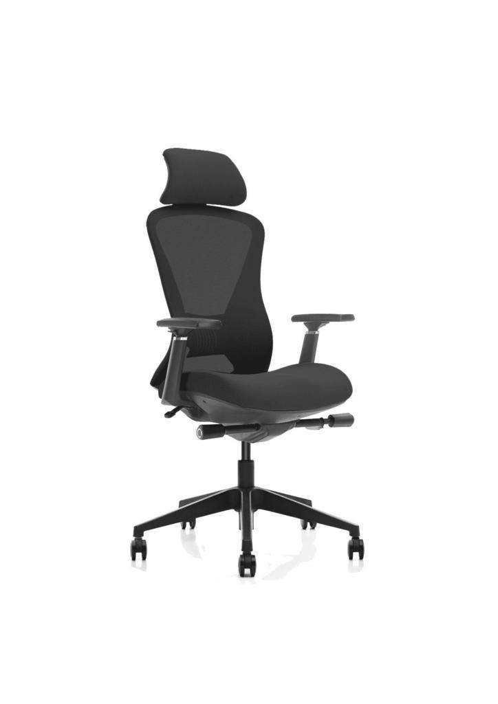 SUPER DEAL! - SB 600 NEN 1335 bureaustoel – Met hoofdsteun, Huis en Inrichting, Bureaustoelen, Bureaustoel, Zwart, Nieuw, Ergonomisch