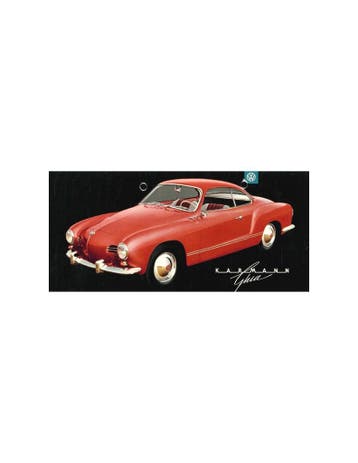1957 VOLKSWAGEN KARMANN GHIA BROCHURE DUITS, Boeken, Nieuw, Volkswagen, Author