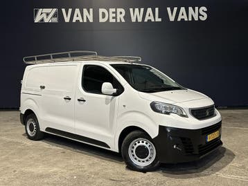 Peugeot Expert 2.0 BlueHDI 123pk L2H1 Inrichting Euro6 Airco, Stof, Gebruikt, Euro 6, Wit