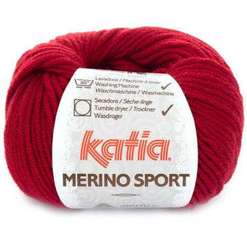 Katia Concept Merino Sport - 21 wijnrood - Wol Garen, Ophalen of Verzenden, Nieuw