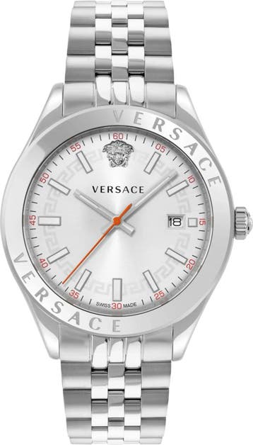 Versace VEVK01725 Hellenyium Gent herenhorloge 42 mm, Overige merken, Staal, Verzenden, Polshorloge