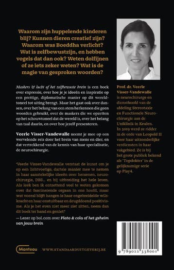 Maskers & lucht, of Het zelfbewuste brein 9789022338001, Verzenden, Gelezen, Veerle Visser-Vandewalle