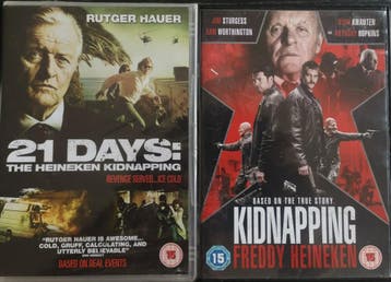 Heiniken Kidnap x 2                         Gratis verzenden, Cd's en Dvd's, Vanaf 12 jaar, Verzenden, Zo goed als nieuw
