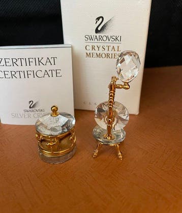 Swarovski - Beeldje - Memories Carrousel en Spinnenwiel (2)