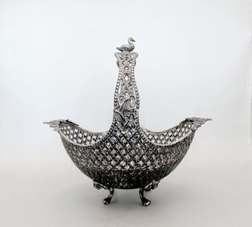 Openwork Basket - Tafelmiddenstuk - .925 zilver