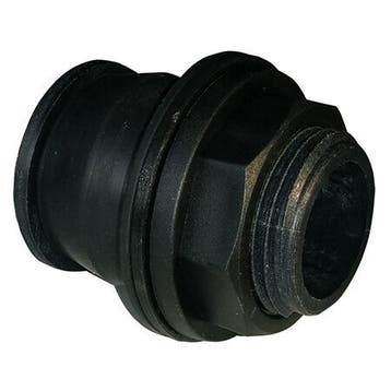 Pp doorvoer, zelfklemmend, buitendraad-1½”, 59 mm, Verzenden, Nieuw