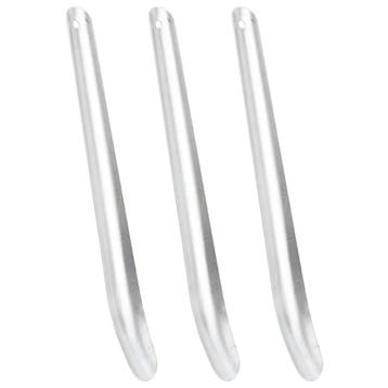 vidaXL Zweetschrapers paard 3 st aluminium zilverkleurig, Dieren en Toebehoren, Paarden en Pony's | Overige Paardenspullen, Verzenden