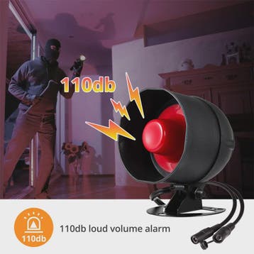 KERUI Slimme WiFi Sirene Alarm - 110dB Luide Luidspreker met, Verzenden, Nieuw