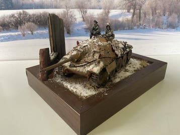 Tamiya - Speelgoed Hetzer Tank Killer In de sneeuw -, Nieuw
