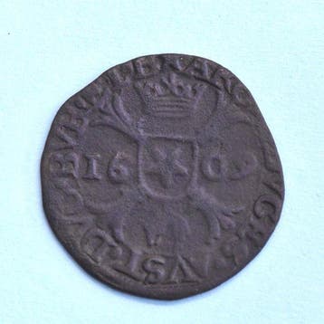 Spaanse Nederlanden. Albrecht en Isabella. Oord 1609, Postzegels en Munten, Munten | Nederland