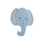 Kinder wandlamp blauw incl. LED 3-staps dimbaar - Ellie the, Verzenden, Nieuw, Voor kinderen