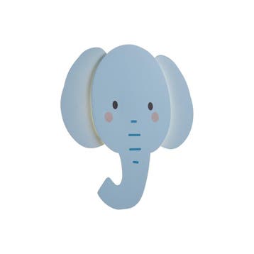 Kinder wandlamp blauw incl. LED 3-staps dimbaar - Ellie the, Huis en Inrichting, Lampen | Wandlampen, Verzenden, Nieuw