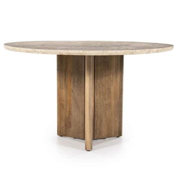 Eettafel Sara - 95901 - eettafel, Nieuw, Overige vormen, Overige materialen