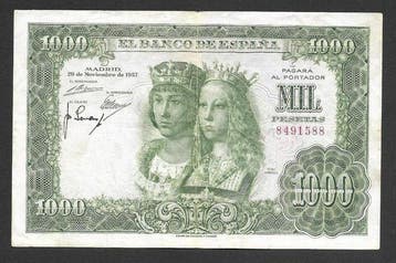 Spanje. - 1000 Pesetas 1957 - Sin Serie - Pick 149 (Zonder