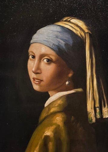 Europese school (XX) - La ragazza col turbante, da Jan