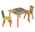 Houten Kindertafel met 2 Stoelen – Speel- en Activiteitenset, Verzenden, Nieuw