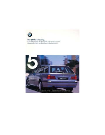 1998 BMW 5 SERIE TOURING BROCHURE DUITS, Nieuw, BMW, Author