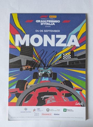 Gp Monza 2026 - Andrea Kimi Antonelli - 2026 - Brochure, Verzamelen, Nieuw