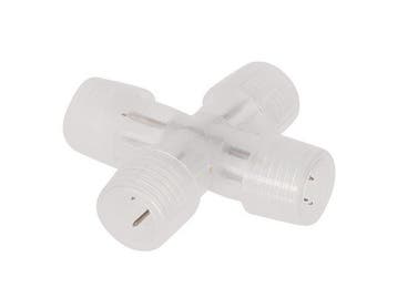 X-connector voor 9 meter LED slang - Transparant, Ophalen of Verzenden, Nieuw