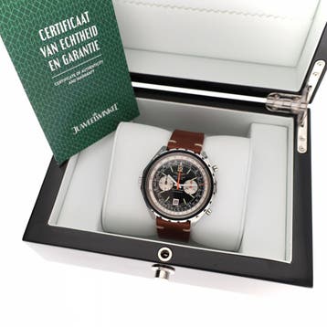 Breitling Navitimer 1806 Iraqi Air Force; Vintage Heren..., Ophalen of Verzenden, Gebruikt, Leer, Overige merken